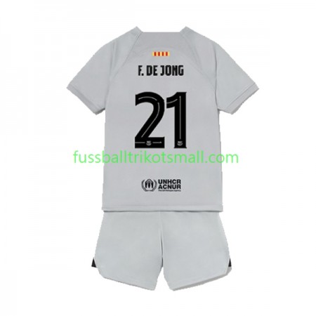 Fußballtrikots FC Barcelona Frenkie de Jong 21 Kinder 2022-2023 Kurzarm 3rd trikot kaufen
